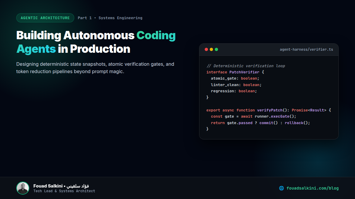 Building Autonomous Coding Agents in Production: Beyond the Hype