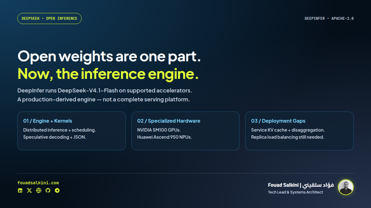 DeepInfer: DeepSeek Opens Its Inference Engine—Not a Complete Serving Platform