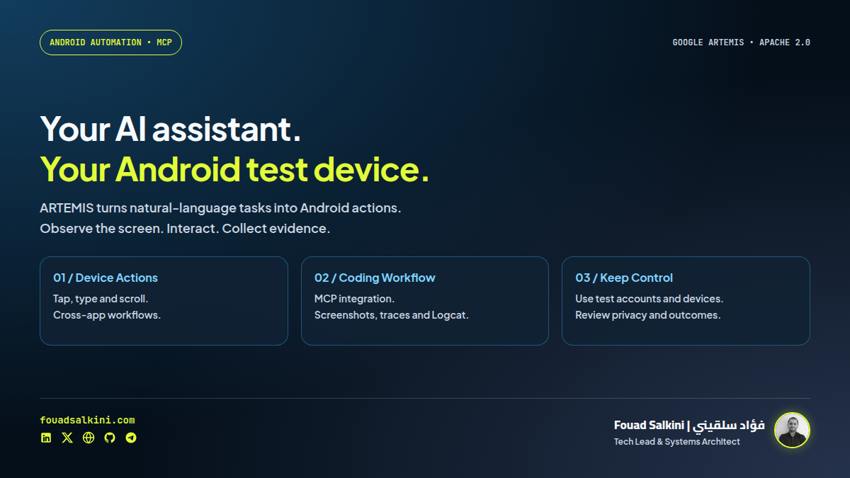 Google ARTEMIS: Let AI Agents Operate an Android Phone — Uses and Limits