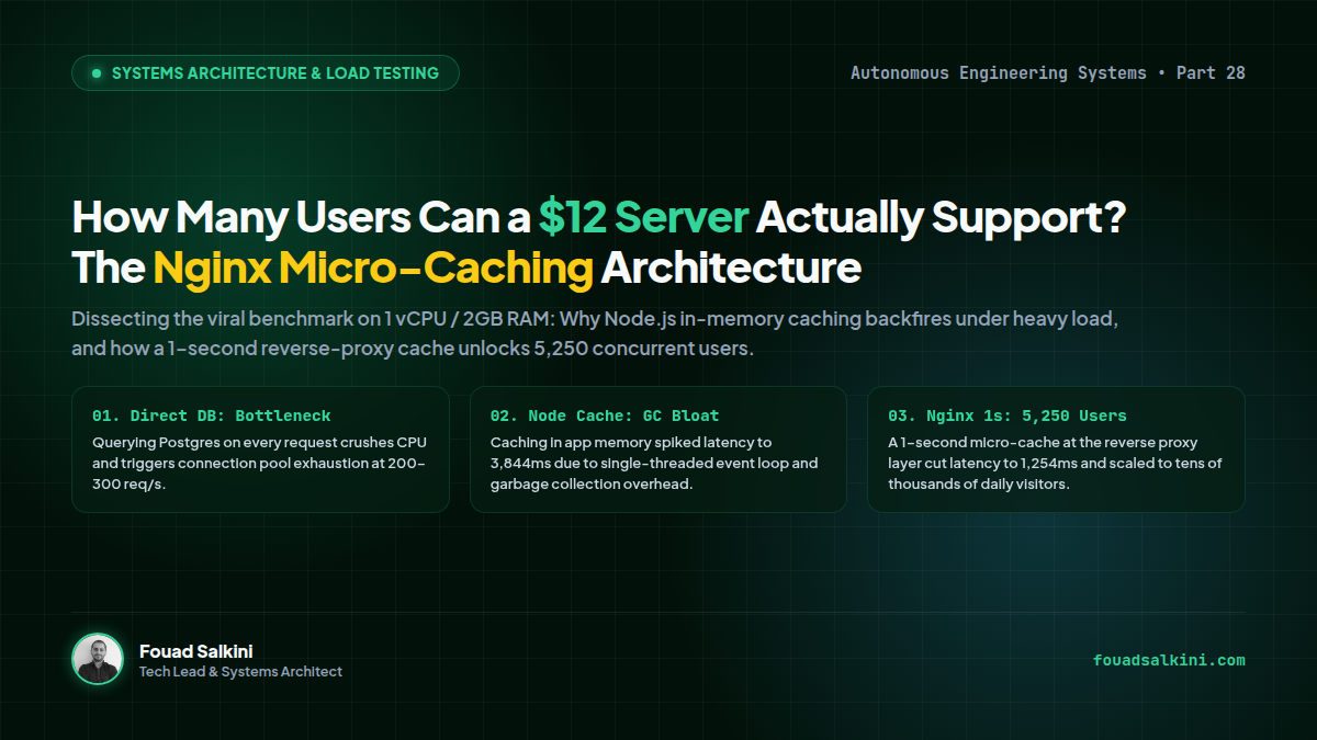 How Many Users Can a $12 Server Support? The Nginx Micro-Caching Architecture