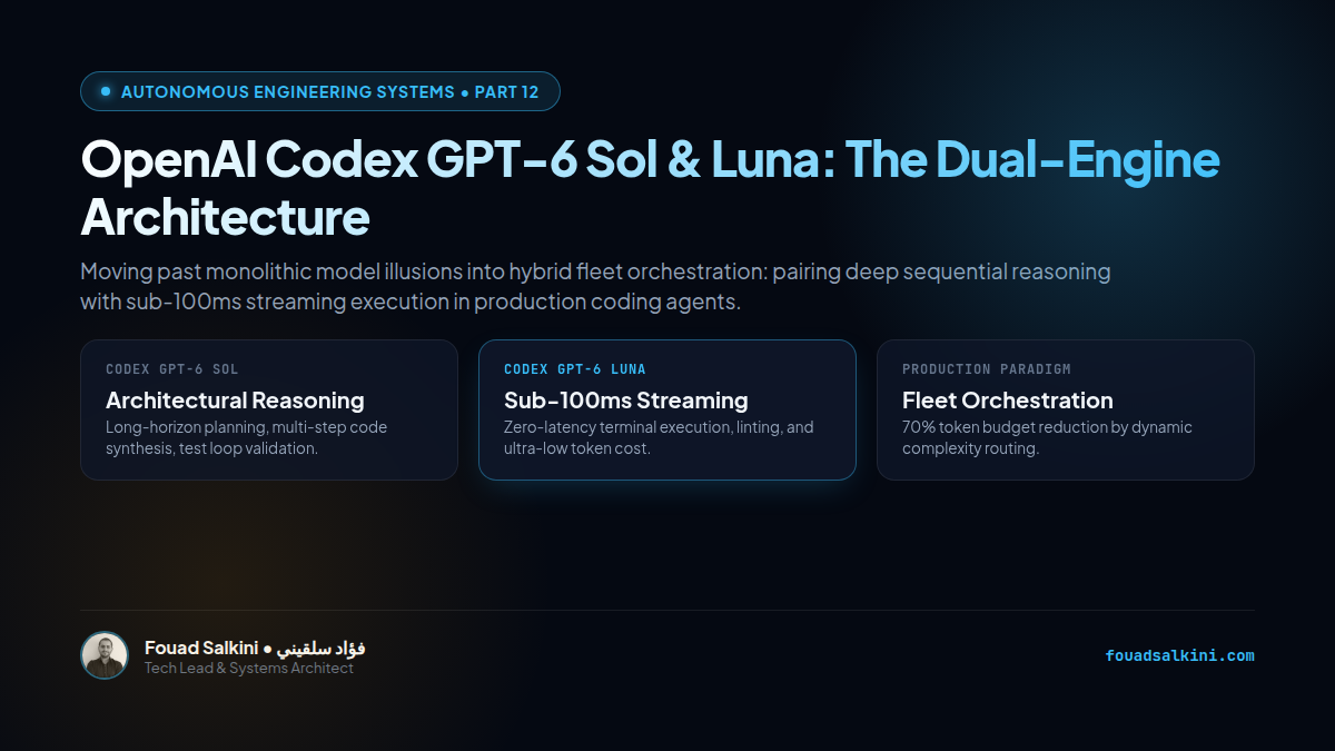 Codex GPT-6 Sol and Luna: Why OpenAI Embraced the Dual-Engine Architecture