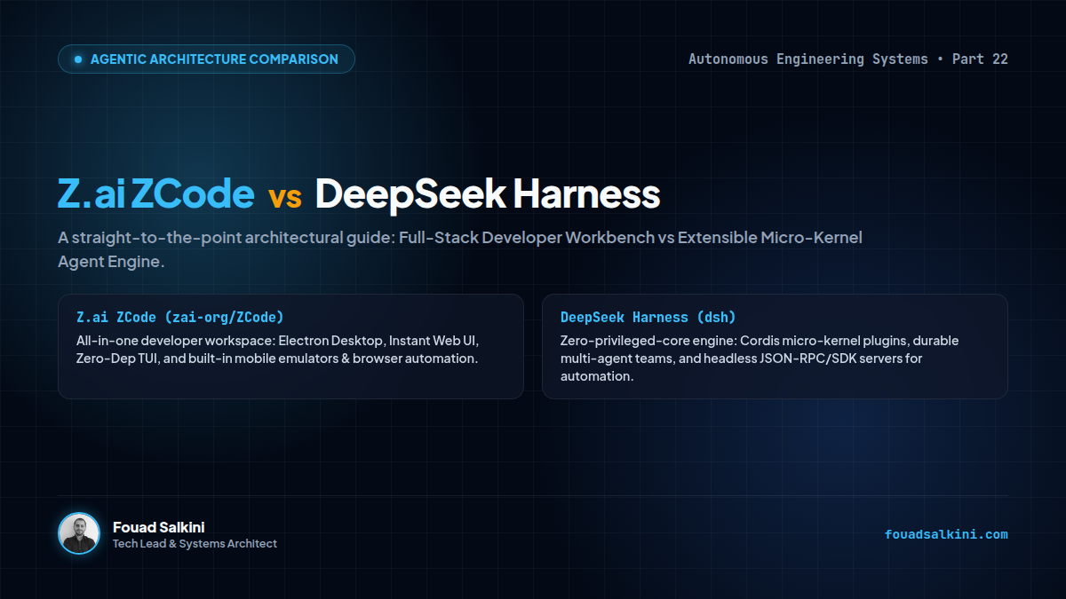 Z.ai ZCode vs DeepSeek Harness: Which Open-Source Agent Platform Should You Choose?